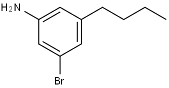 3-bromo-5-butylaniline 结构式