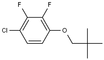 1-Chloro-4-(2,2-dimethylpropoxy)-2,3-difluorobenzene 结构式