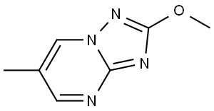 2-methoxy-6-methyl-[1,2,4]triazolo[1,5-a]pyrimidine 结构式