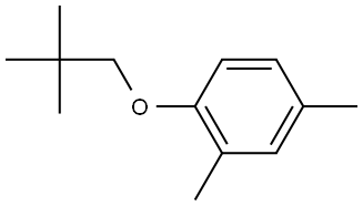 1-(2,2-Dimethylpropoxy)-2,4-dimethylbenzene 结构式