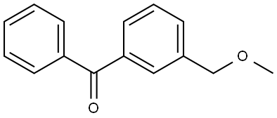 (3-(methoxymethyl)phenyl)(phenyl)methanone 结构式