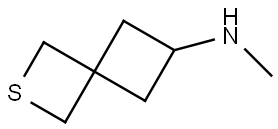 N-methyl-2-thiaspiro[3.3]heptan-6-amine 结构式