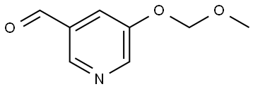 5-(methoxymethoxy)nicotinaldehyde 结构式