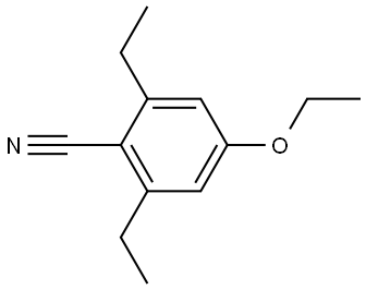 4-Ethoxy-2,6-diethylbenzonitrile 结构式