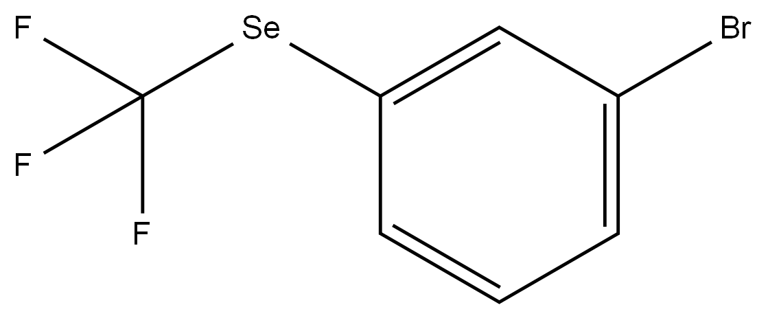 (3-溴苯基)(三氟甲基)硒烷 结构式