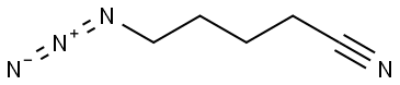 5-azidopentanenitrile 结构式