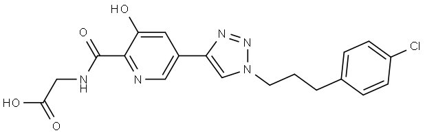 PROLYL HYDROXYLASE INHIBITOR 1 结构式