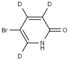 5-bromopyridin-3,4,6-d3-2-ol 结构式