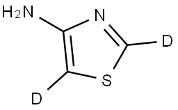 thiazol-d2-4-amine 结构式