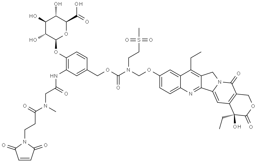 MAC glucuronide phenol-linked SN-38 结构式