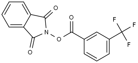 2-{[3-(三氟甲基)苯甲酰基]氧基}-1H-异吲哚-1,3(2H)-二酮 结构式