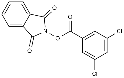 1,3-二氧代-2,3-二氢-1H-异吲哚-2-基 3,5-二氯苯甲酸酯 结构式