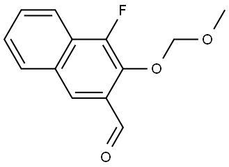 4-fluoro-3-(methoxymethoxy)-2-naphthaldehyde 结构式