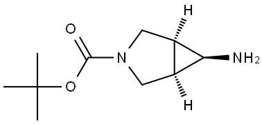 (Meso-1R,5S,6R)-Tert-Butyl 6-Amino-3-Azabicyclo[3.1.0]Hexane-3-Carboxylate* 结构式