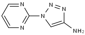 1-(pyrimidin-2-yl)-1H-1,2,3-triazol-4-amine 结构式