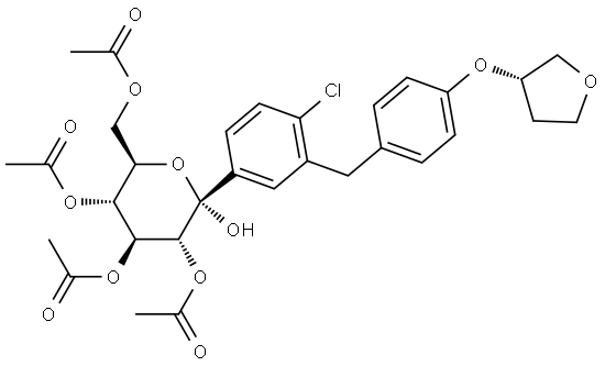 恩格列净杂质121 结构式