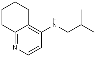 5,6,7,8-Tetrahydro-N-(2-methylpropyl)-4-quinolinamine 结构式