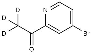 1-(4-bromopyridin-2-yl)ethan-1-one-2,2,2-d3 结构式
