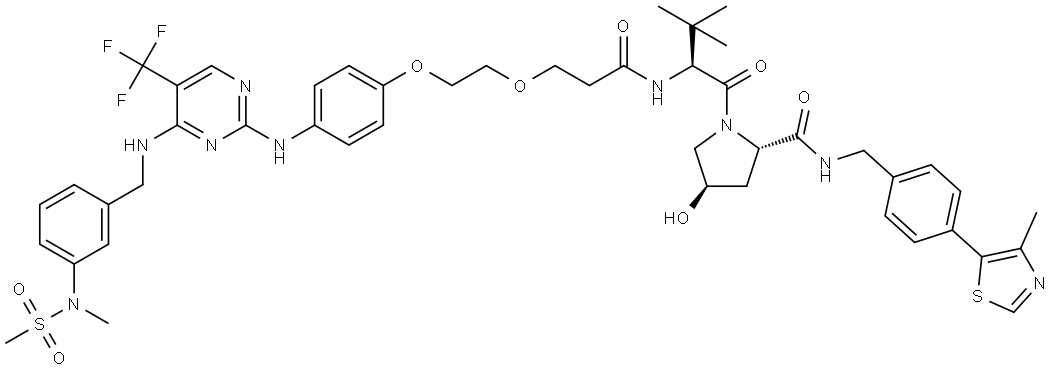 PROTAC FAK degrader 1 结构式