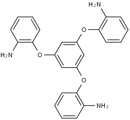 2,2',2''-(苯-1,3,5-三基三(氧基))三苯胺 结构式