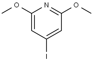 2,6-Dimethoxy-4-iodopyridine 结构式