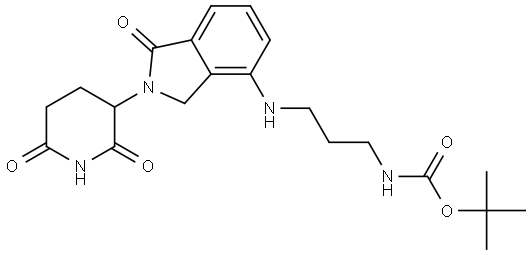 来那度胺-BOC-丙胺 结构式