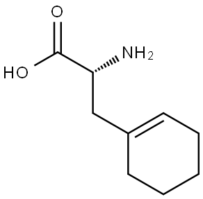 (R)-a-Amino-1-cyclohexene-1-propanoic acid 结构式