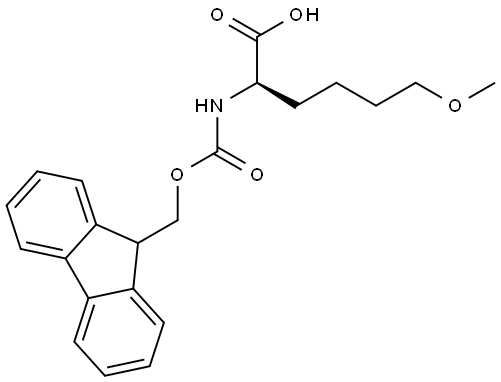 N-Fmoc-6-methoxy-D-norleucine 结构式