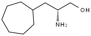 (R)-2-amino-3-cycloheptylpropan-1-ol 结构式