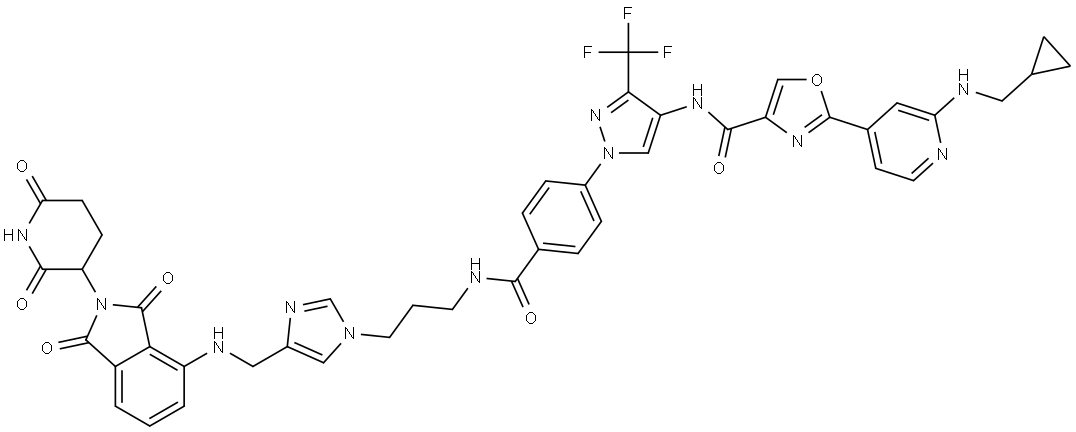 PROTAC IRAK4 degrader-1 结构式