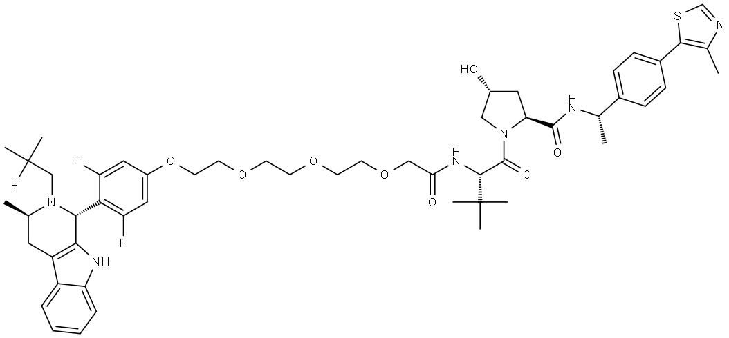 PROTAC ER Degrader-4 结构式