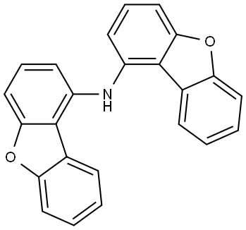 双(二苯并[B,D]呋喃-1-基)胺 结构式