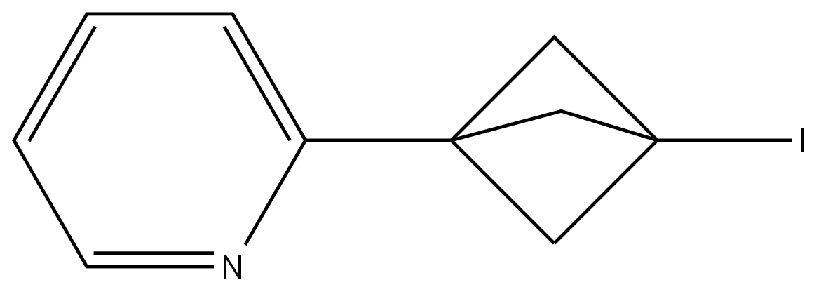 2-(3-Iodobicyclo[1.1.1]pentan-1-yl)pyridine 结构式