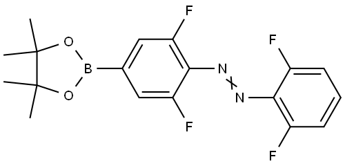 氟代偶氮苯硼酯 结构式