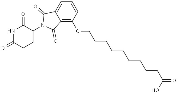 沙利度胺-4-氧-癸酸 结构式