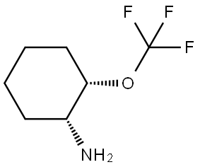 (1R,2S)-2-(TRIFLUOROMETHOXY)CYCLOHEXANAMINE 结构式