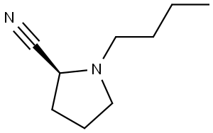 (S)-1-丁基吡咯烷-2-氰基 结构式