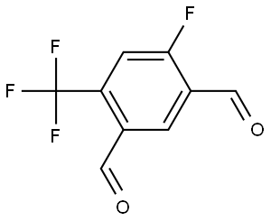 4-fluoro-6-(trifluoromethyl)isophthalaldehyde 结构式