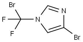 4-溴-1-(溴二氟甲基)-1H-咪唑 结构式