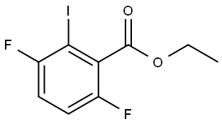 Ethyl 3,6-difluoro-2-iodobenzoate 结构式