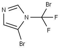 5-溴-1-(溴二氟甲基)-1H-咪唑 结构式