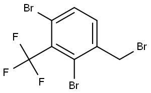 1,3-Dibromo-4-(bromomethyl)-2-(trifluoromethyl)benzene 结构式