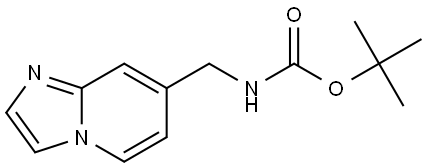 tert-butyl (imidazo[1,2-a]pyridin-7-ylmethyl)carbamate 结构式