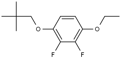 1-(2,2-Dimethylpropoxy)-4-ethoxy-2,3-difluorobenzene 结构式