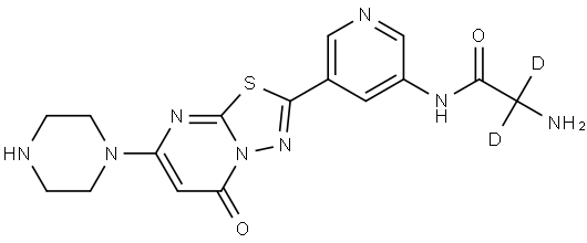 Zalunfiban D2 (acetamide-2,2-d2) 结构式