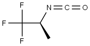 Propane, 1,1,1-trifluoro-2-isocyanato-, (2S)- 结构式