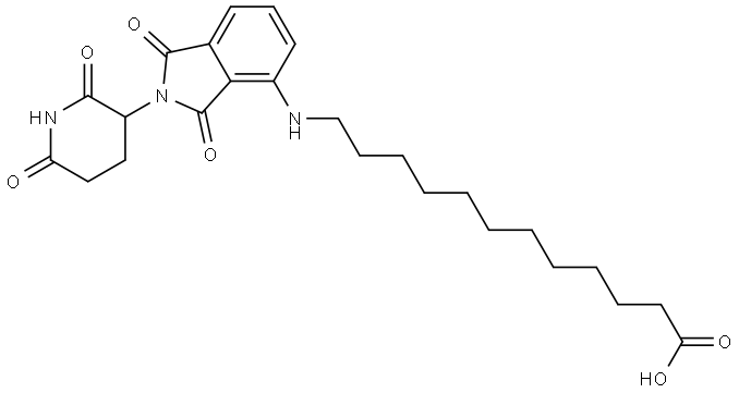 沙利度胺-4-氨基-十二烷酸 结构式