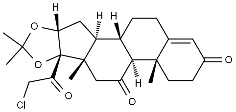 哈西奈德杂质2 结构式