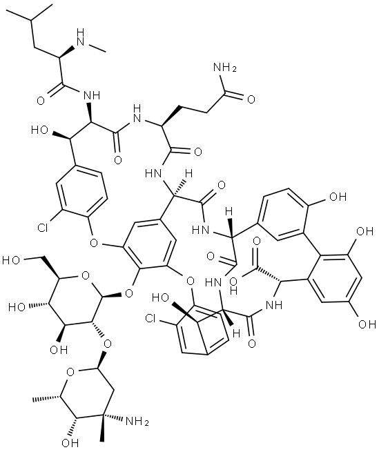 万古霉素EP杂质F 结构式
