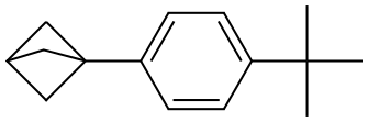 1-[4-(1,1-Dimethylethyl)phenyl]bicyclo[1.1.1]pentane 结构式